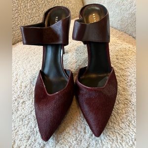 Kenneth Cole mule with Fur front!